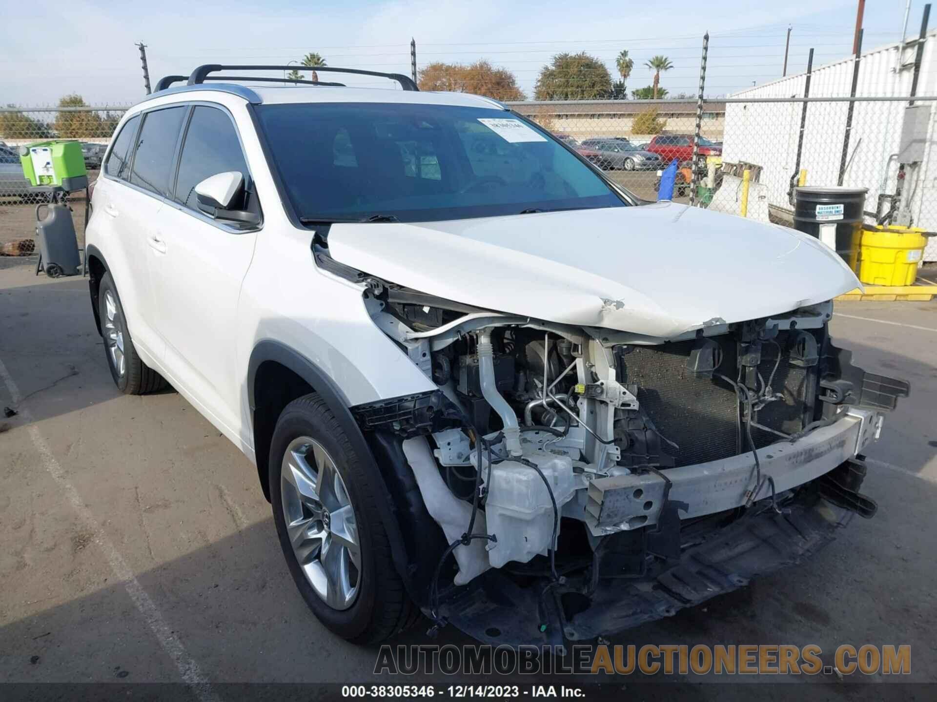 5TDDZRFH8JS805641 TOYOTA HIGHLANDER 2018