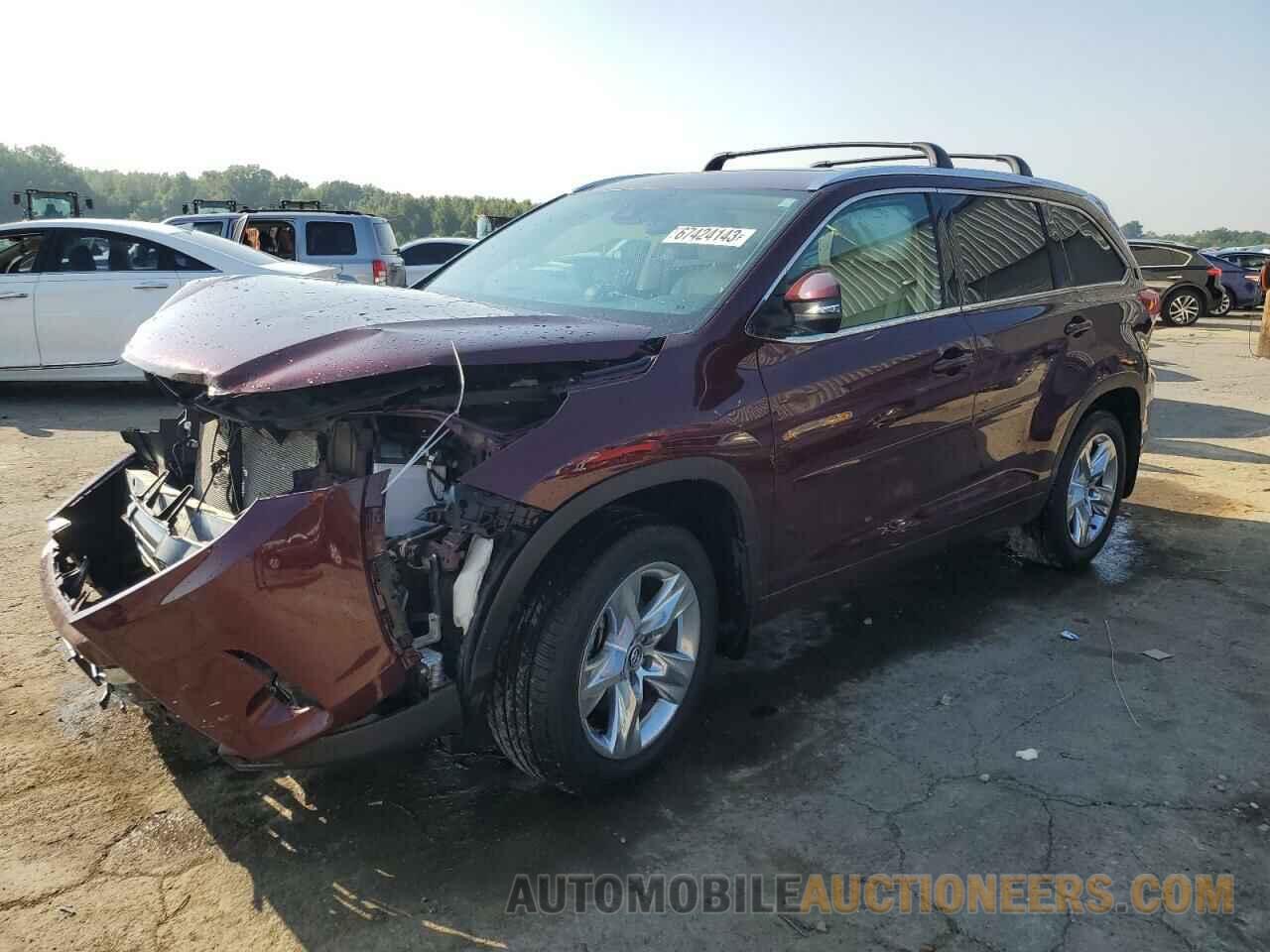 5TDDZRFH8JS819040 TOYOTA HIGHLANDER 2018