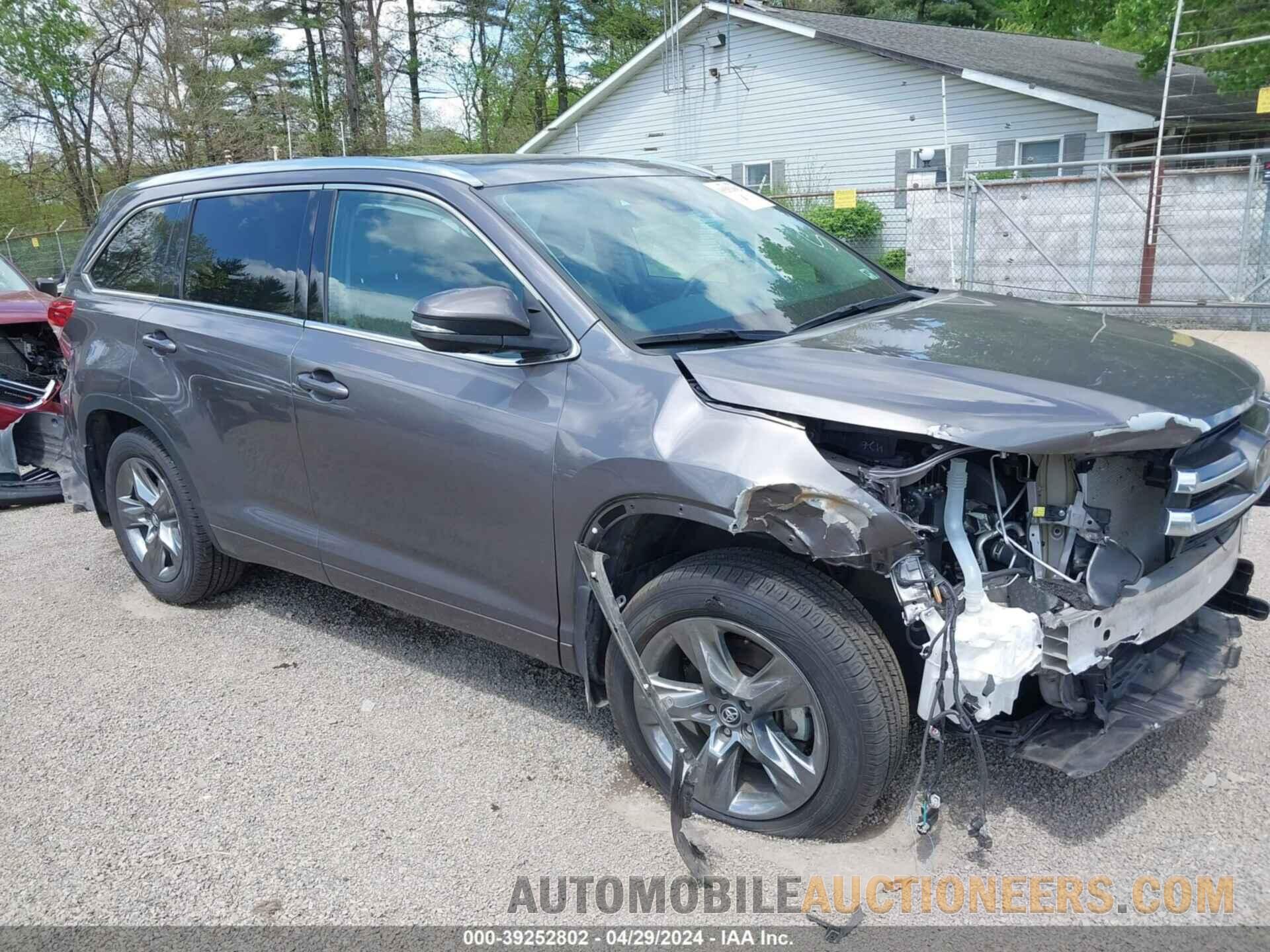 5TDDZRFH8JS855066 TOYOTA HIGHLANDER 2018