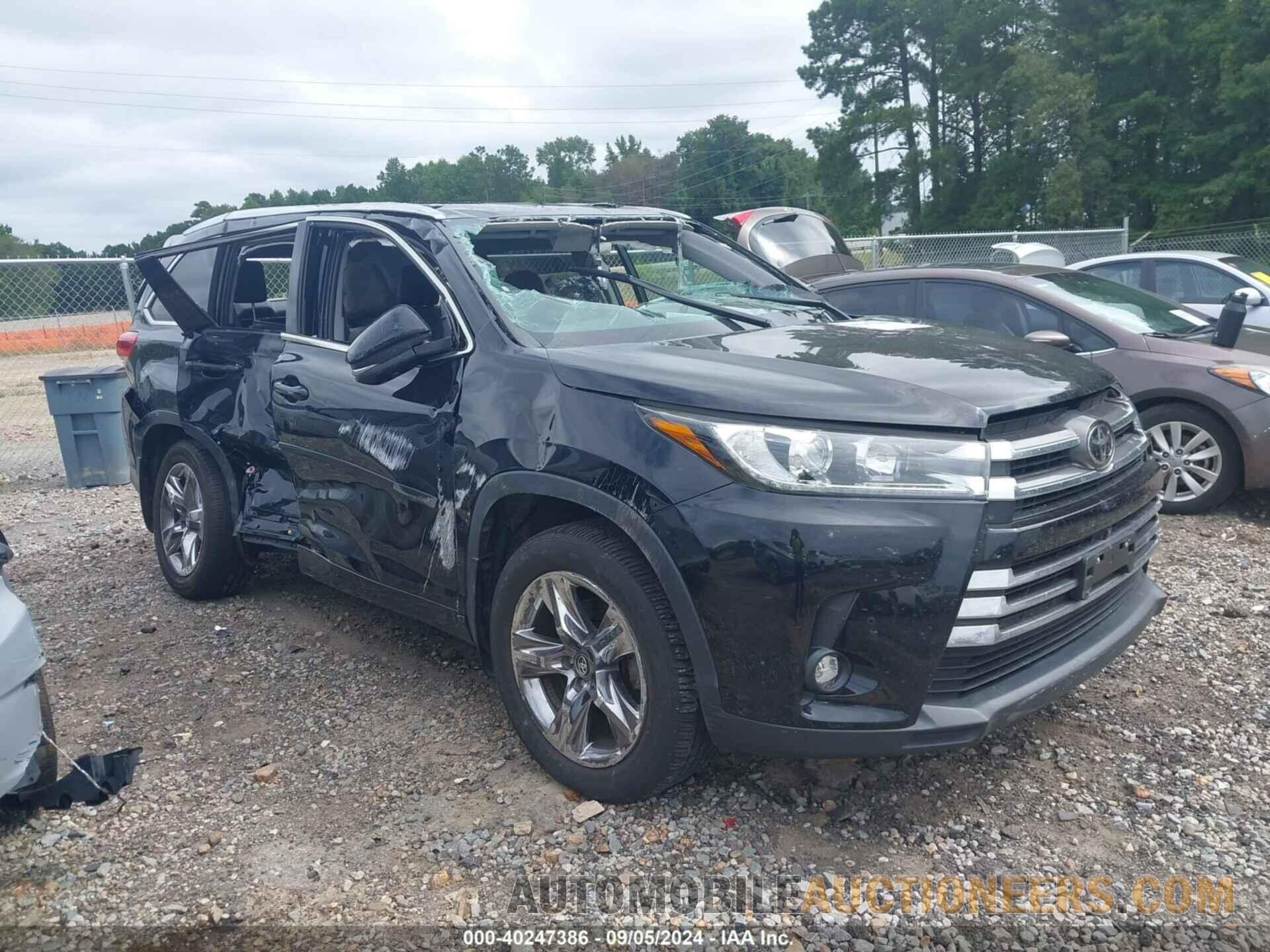 5TDDZRFH8KS720834 TOYOTA HIGHLANDER 2019