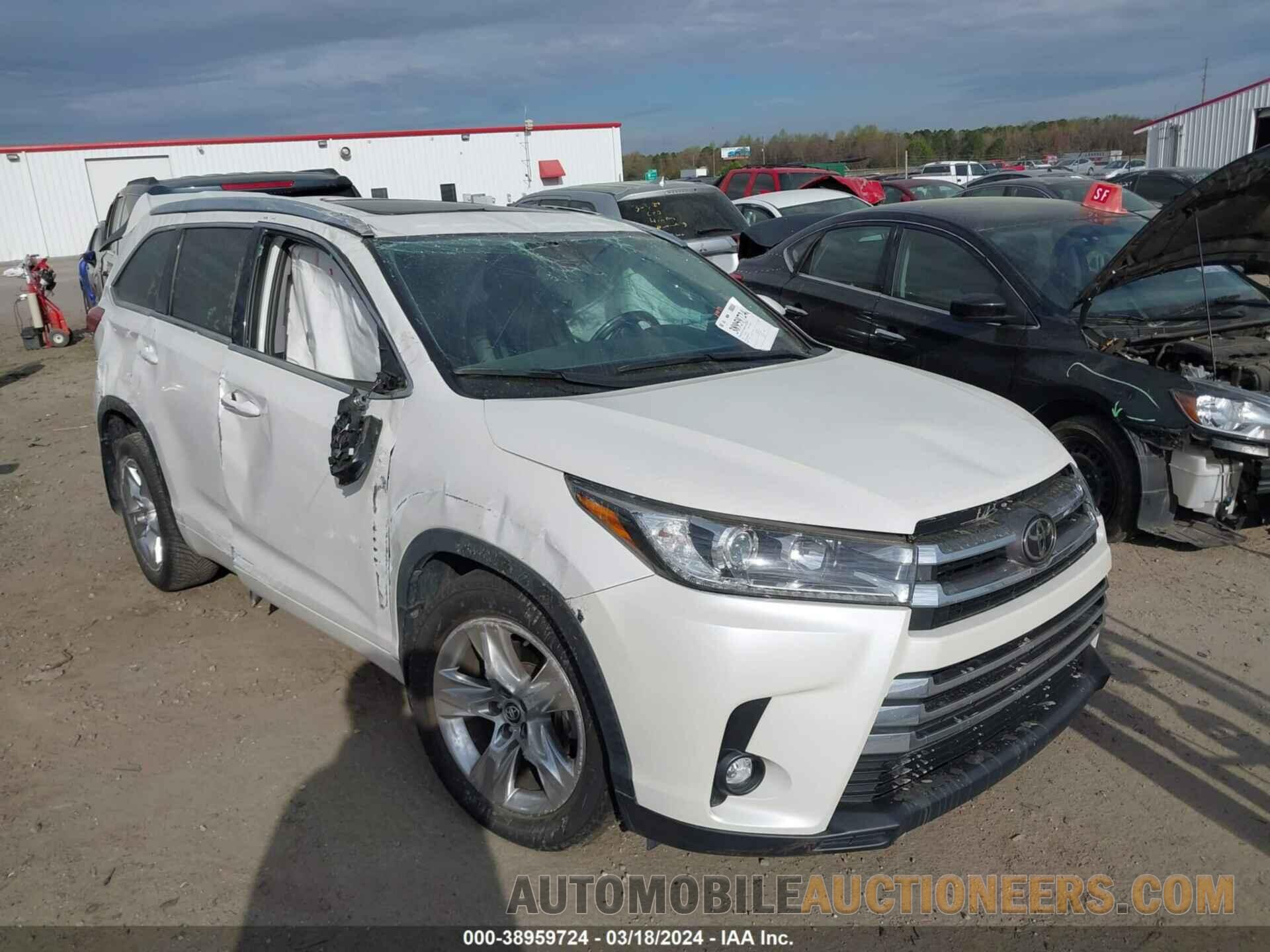 5TDDZRFH8KS981607 TOYOTA HIGHLANDER 2019