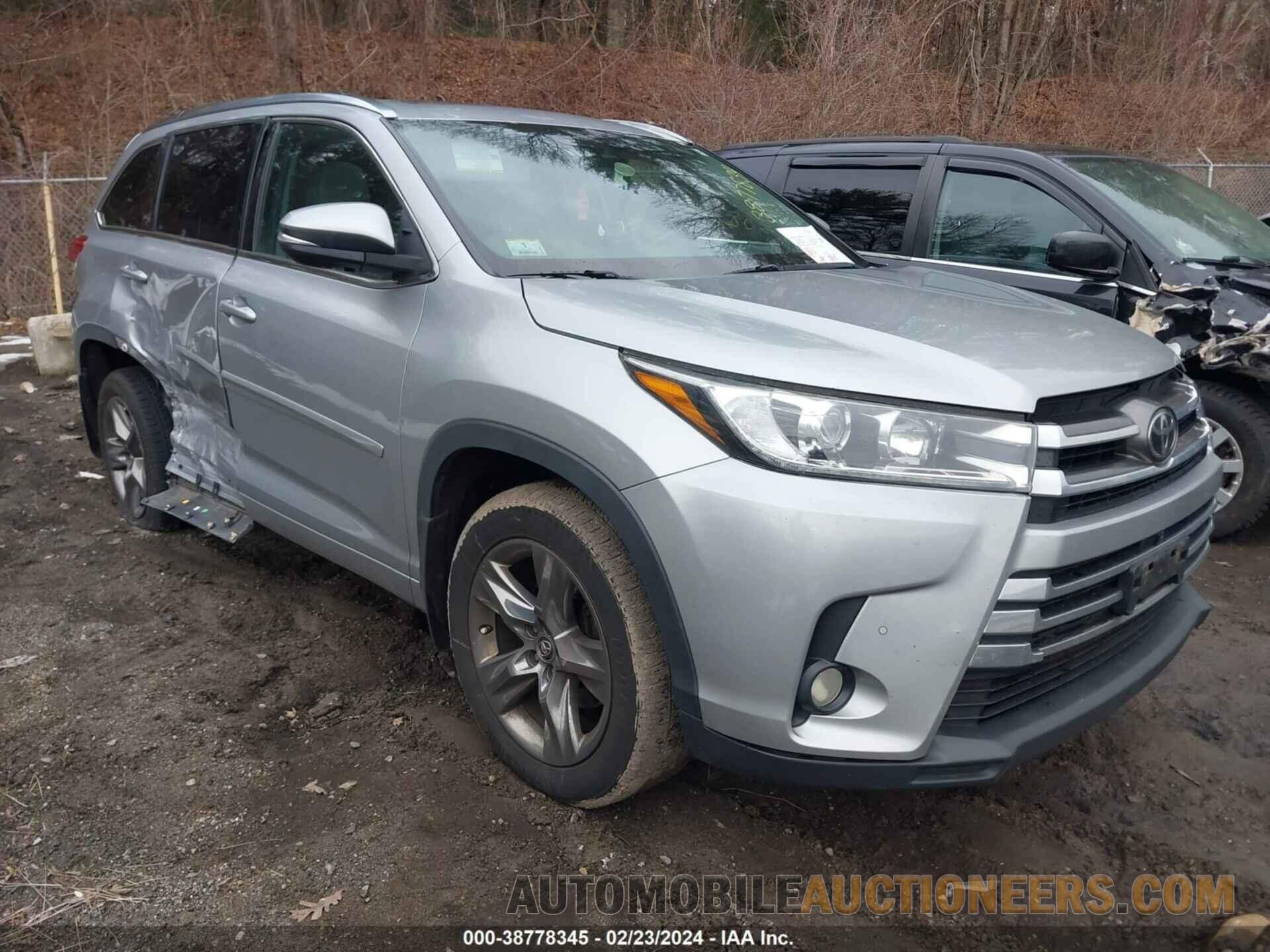 5TDDZRFH9HS378660 TOYOTA HIGHLANDER 2017