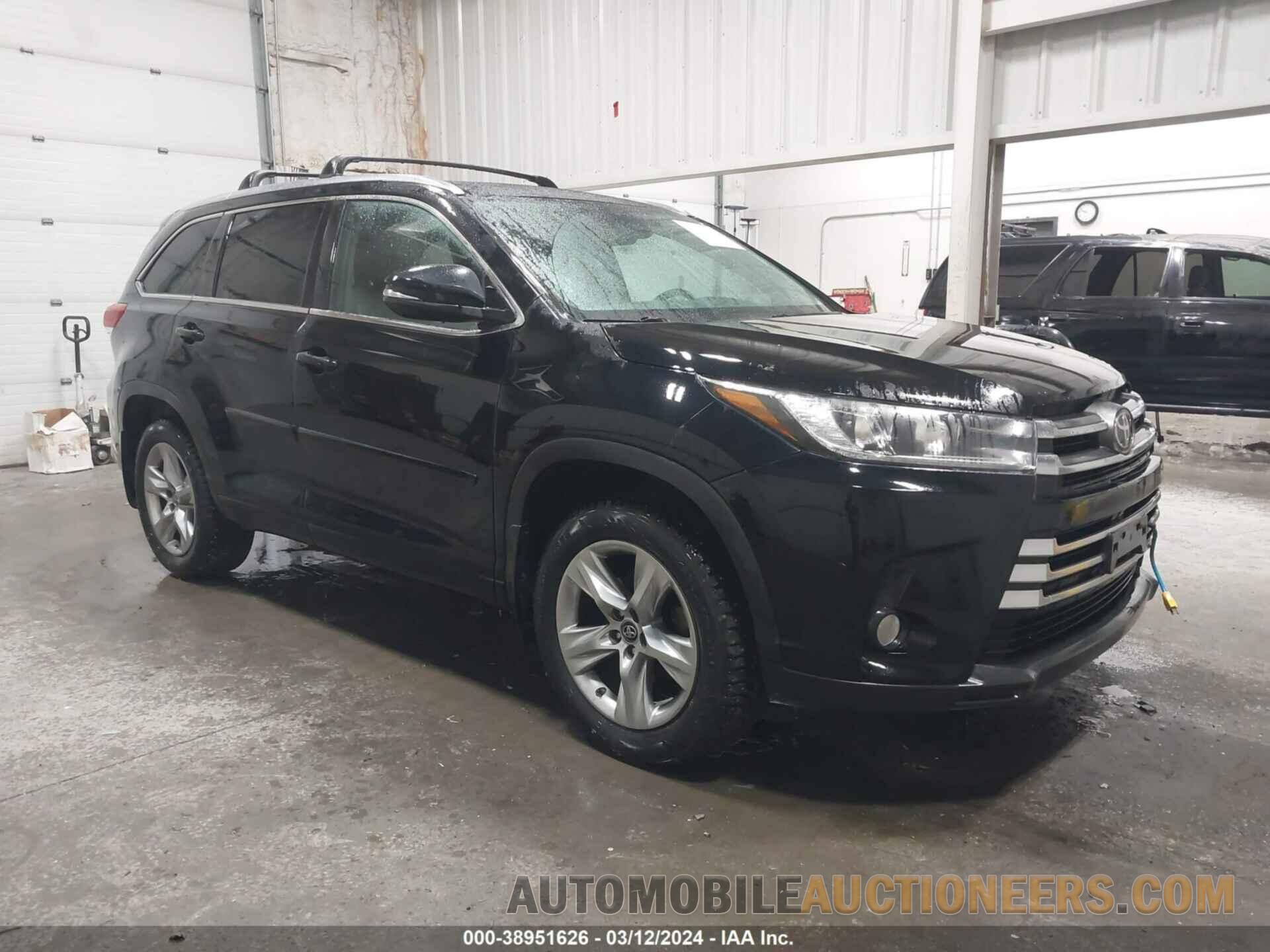 5TDDZRFH9HS396477 TOYOTA HIGHLANDER 2017