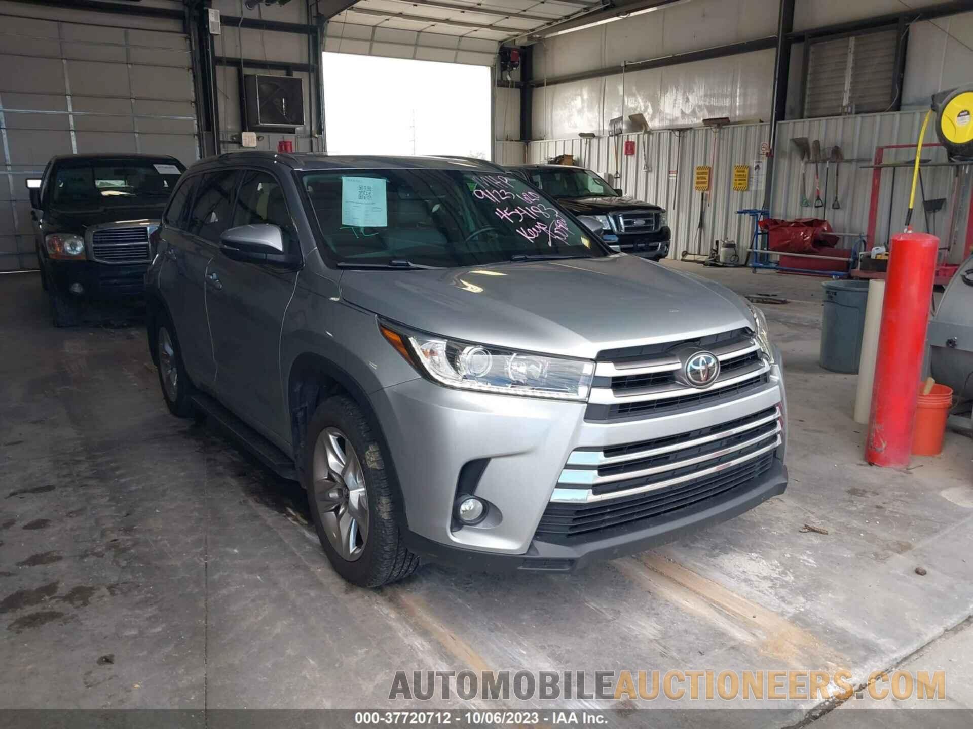 5TDDZRFH9HS454183 TOYOTA HIGHLANDER 2017