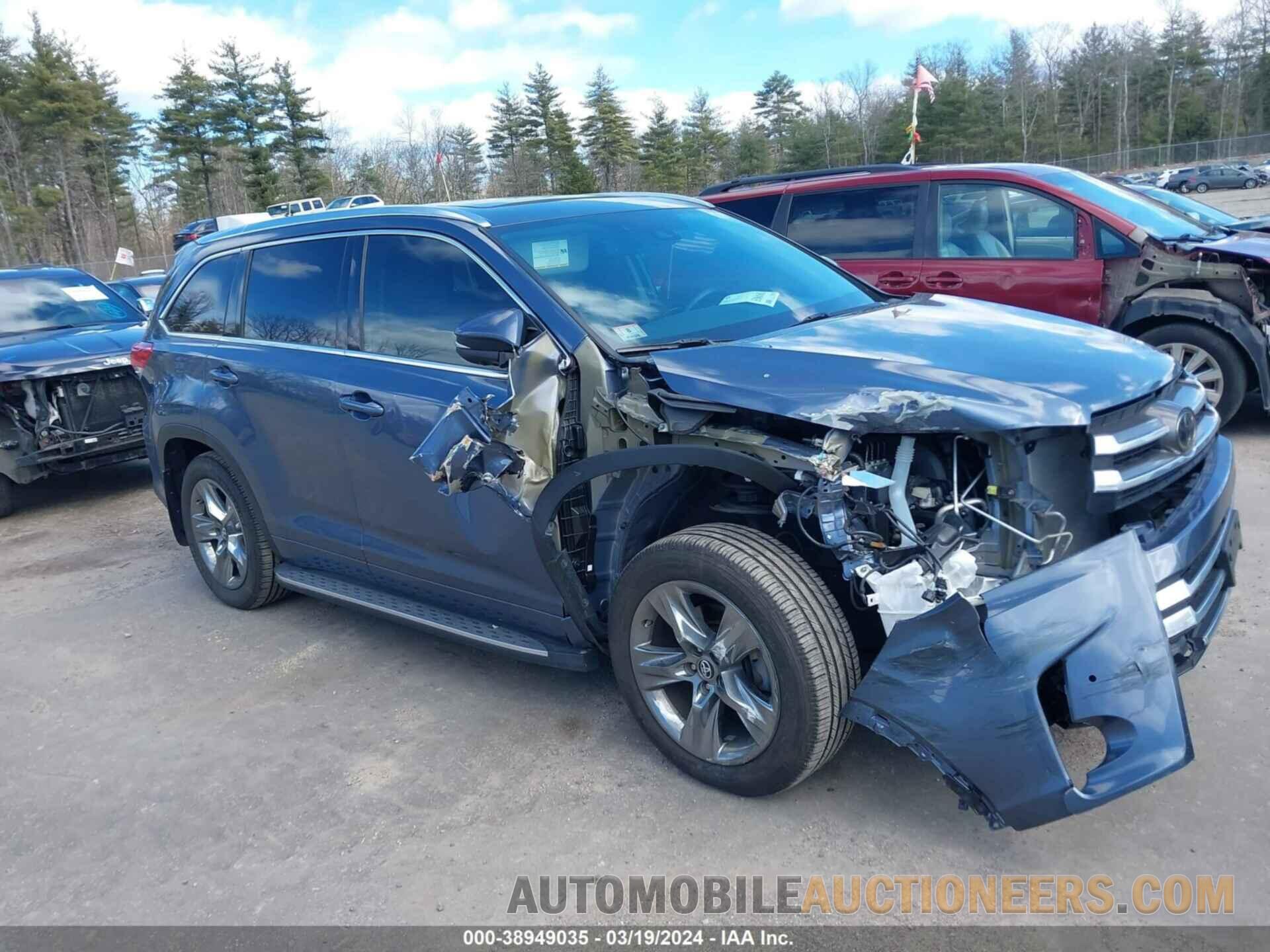 5TDDZRFH9JS855447 TOYOTA HIGHLANDER 2018