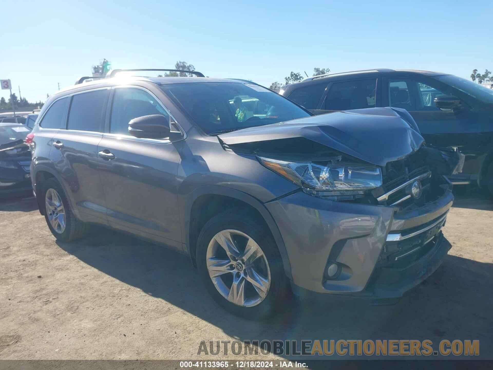 5TDDZRFH9JS886178 TOYOTA HIGHLANDER 2018