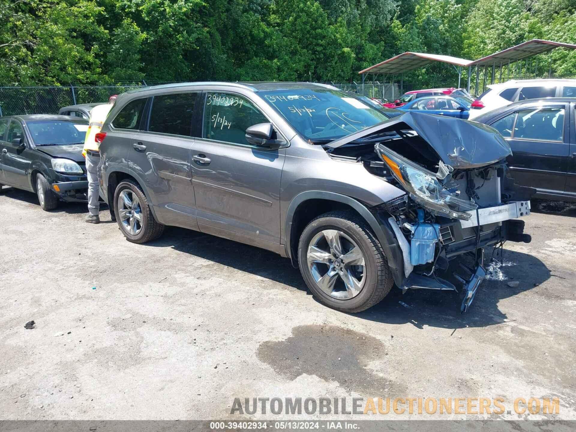 5TDDZRFH9KS723046 TOYOTA HIGHLANDER 2019