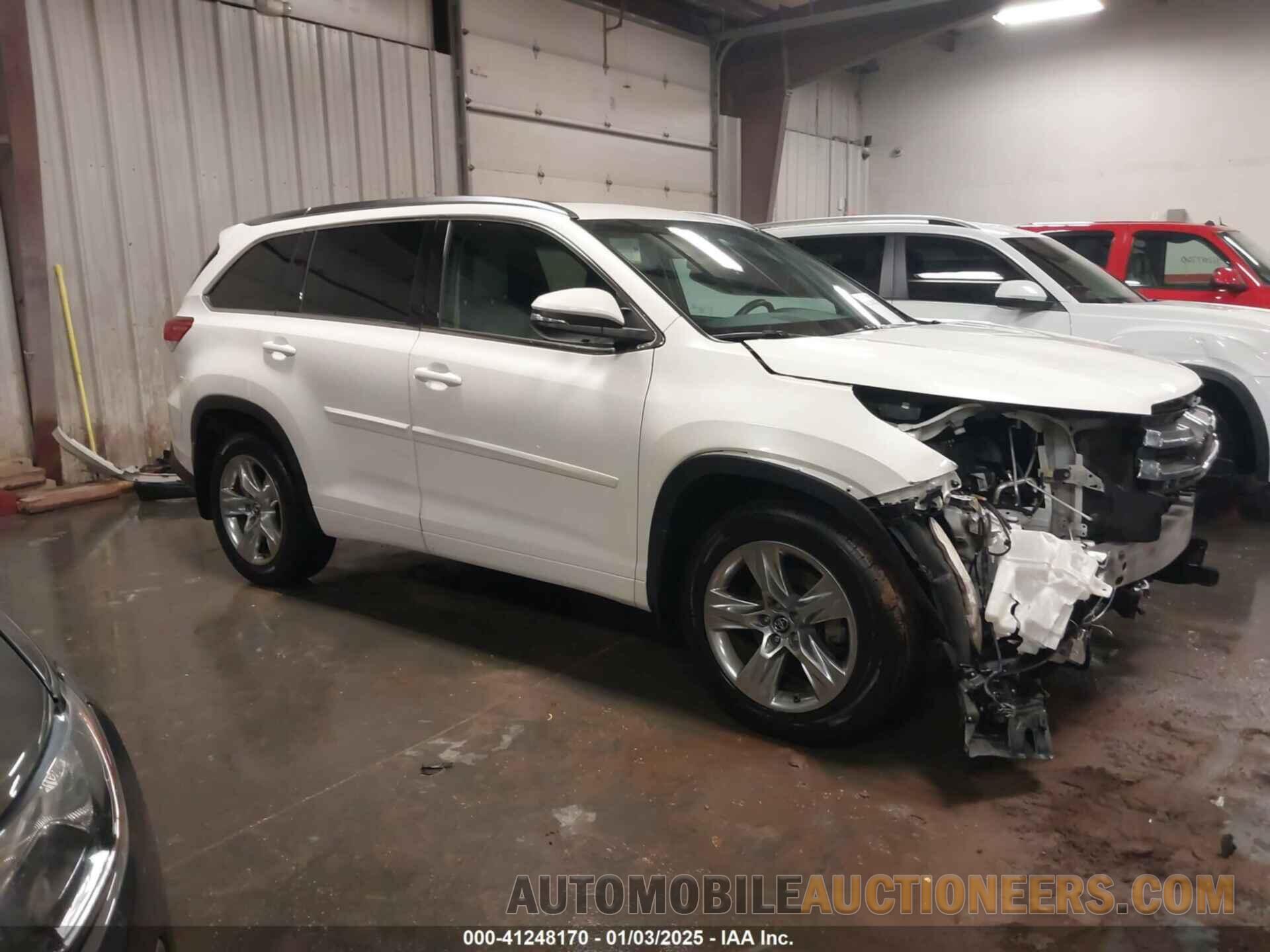 5TDDZRFH9KS919102 TOYOTA HIGHLANDER 2019