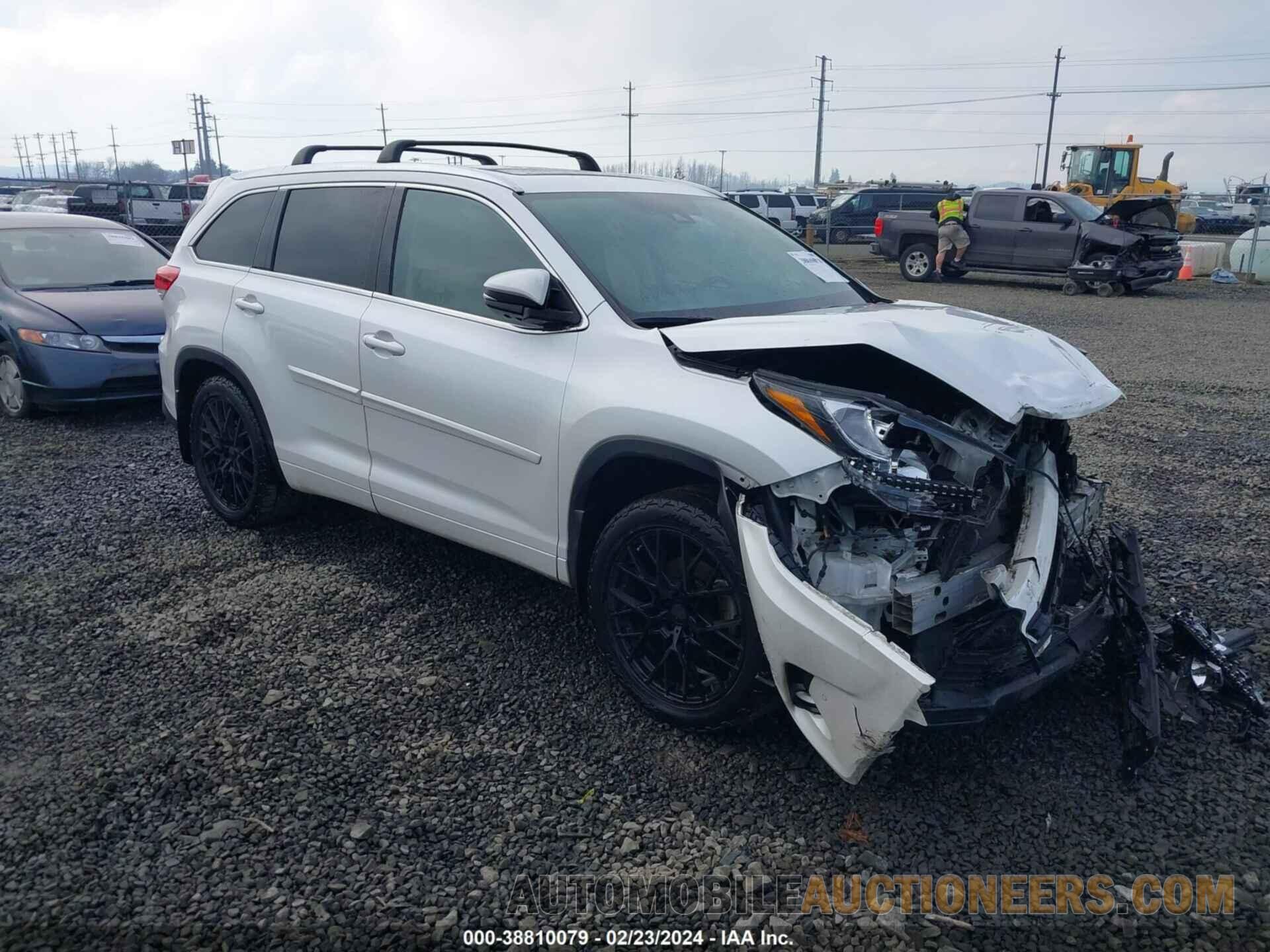 5TDDZRFH9KS921741 TOYOTA HIGHLANDER 2019