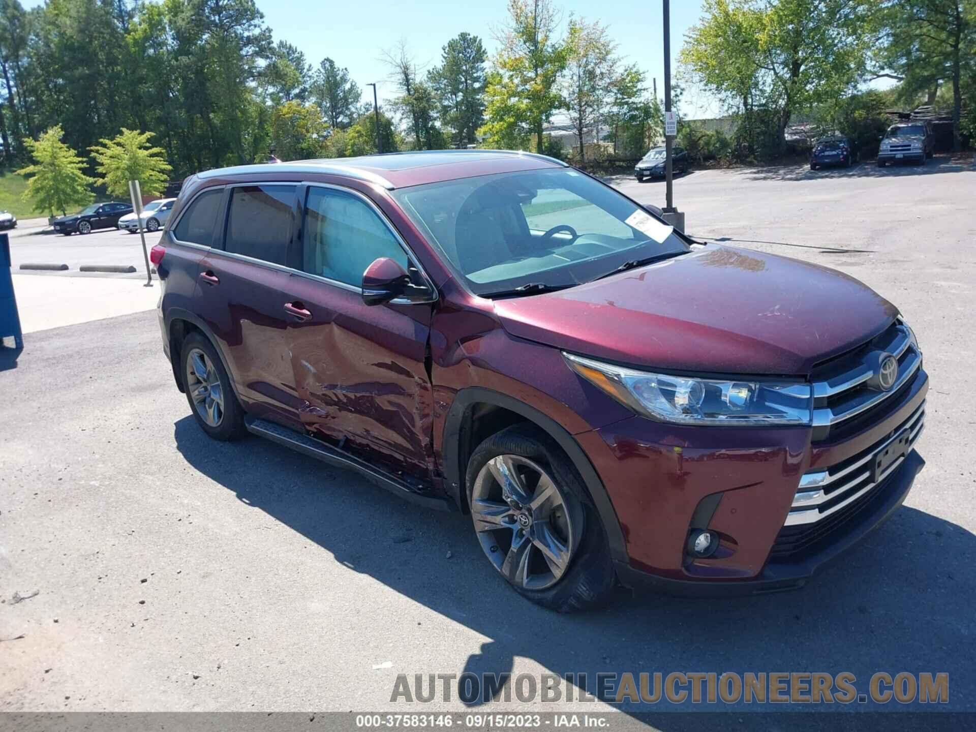 5TDDZRFH9KS941455 TOYOTA HIGHLANDER 2019