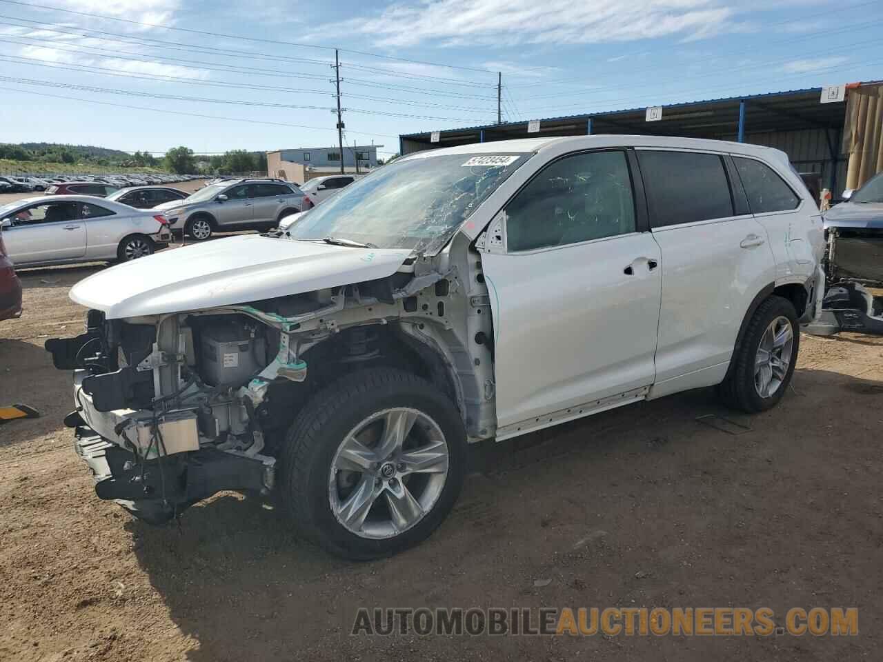 5TDDZRFHXHS363553 TOYOTA HIGHLANDER 2017