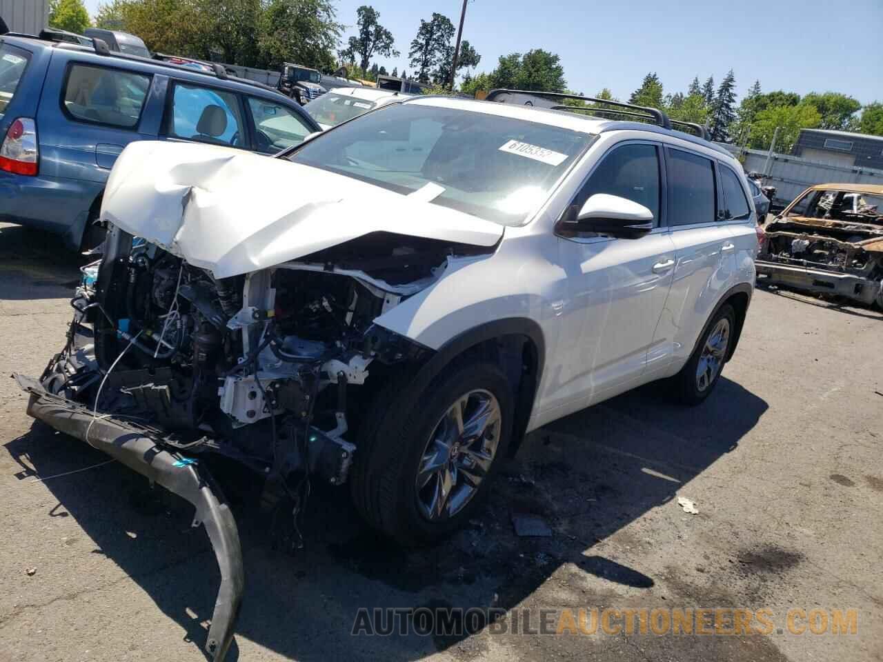 5TDDZRFHXHS388842 TOYOTA HIGHLANDER 2017