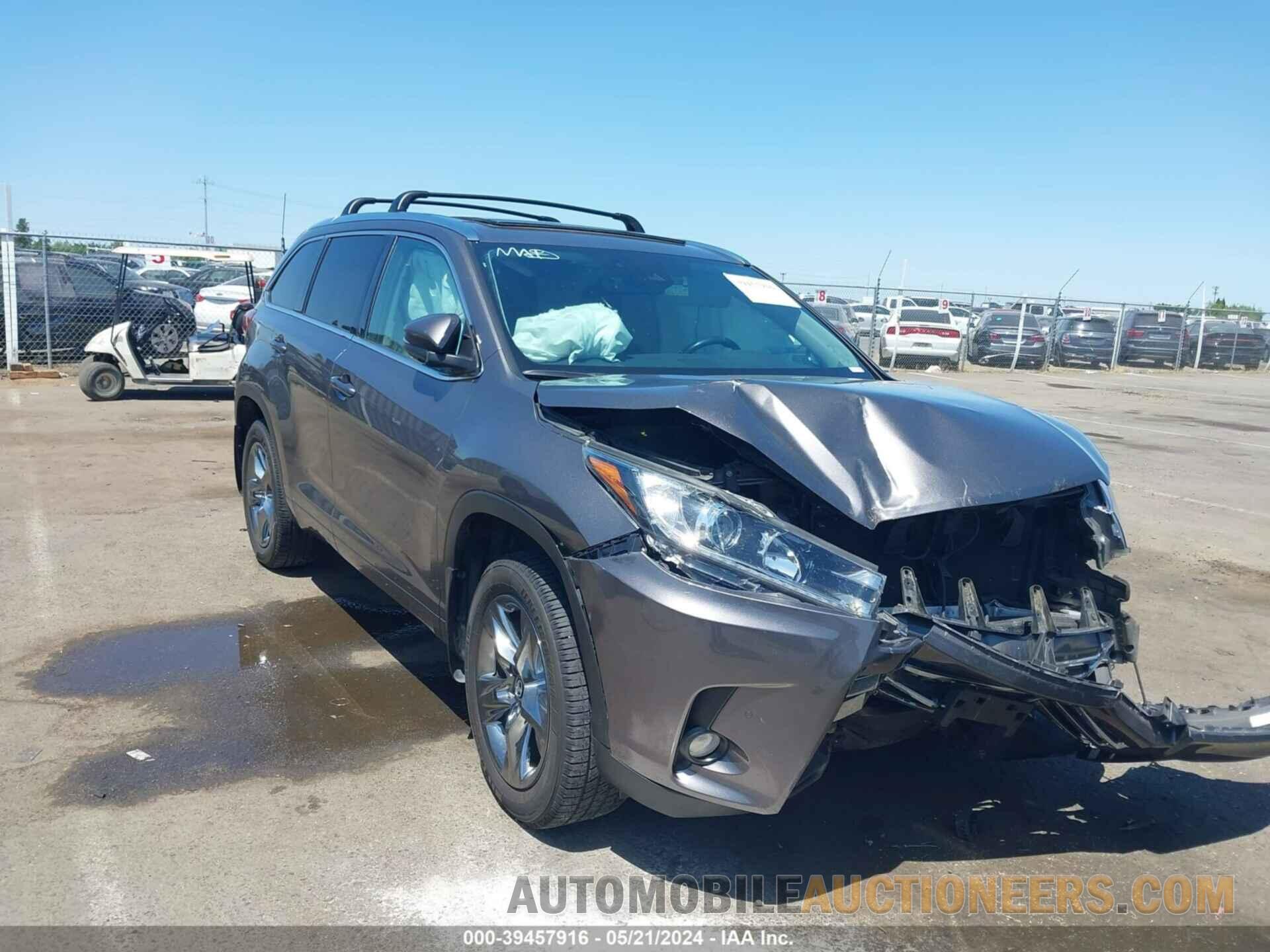 5TDDZRFHXJS490552 TOYOTA HIGHLANDER 2018