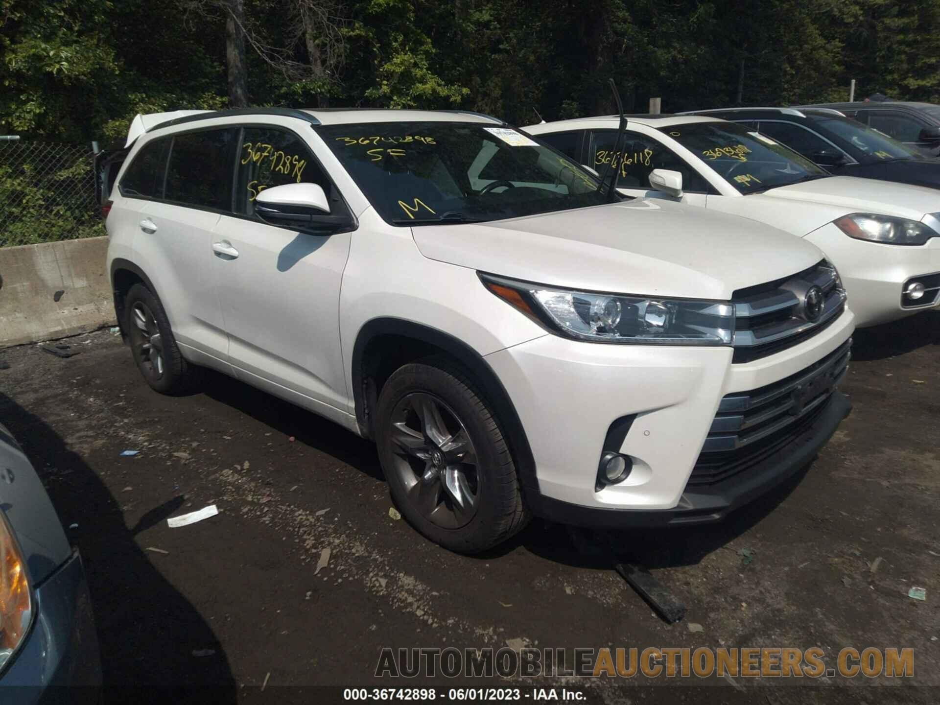 5TDDZRFHXJS494844 TOYOTA HIGHLANDER 2018