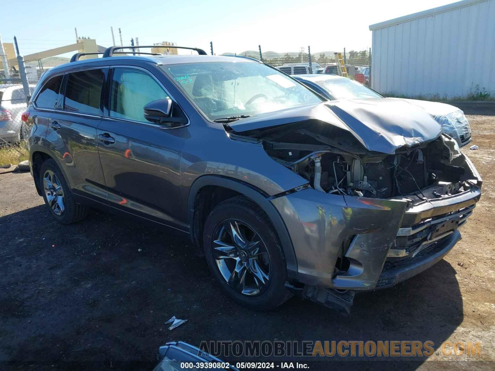 5TDDZRFHXJS804054 TOYOTA HIGHLANDER 2018