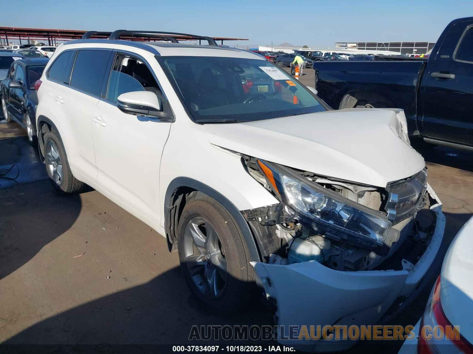 5TDDZRFHXJS822392 TOYOTA HIGHLANDER 2018