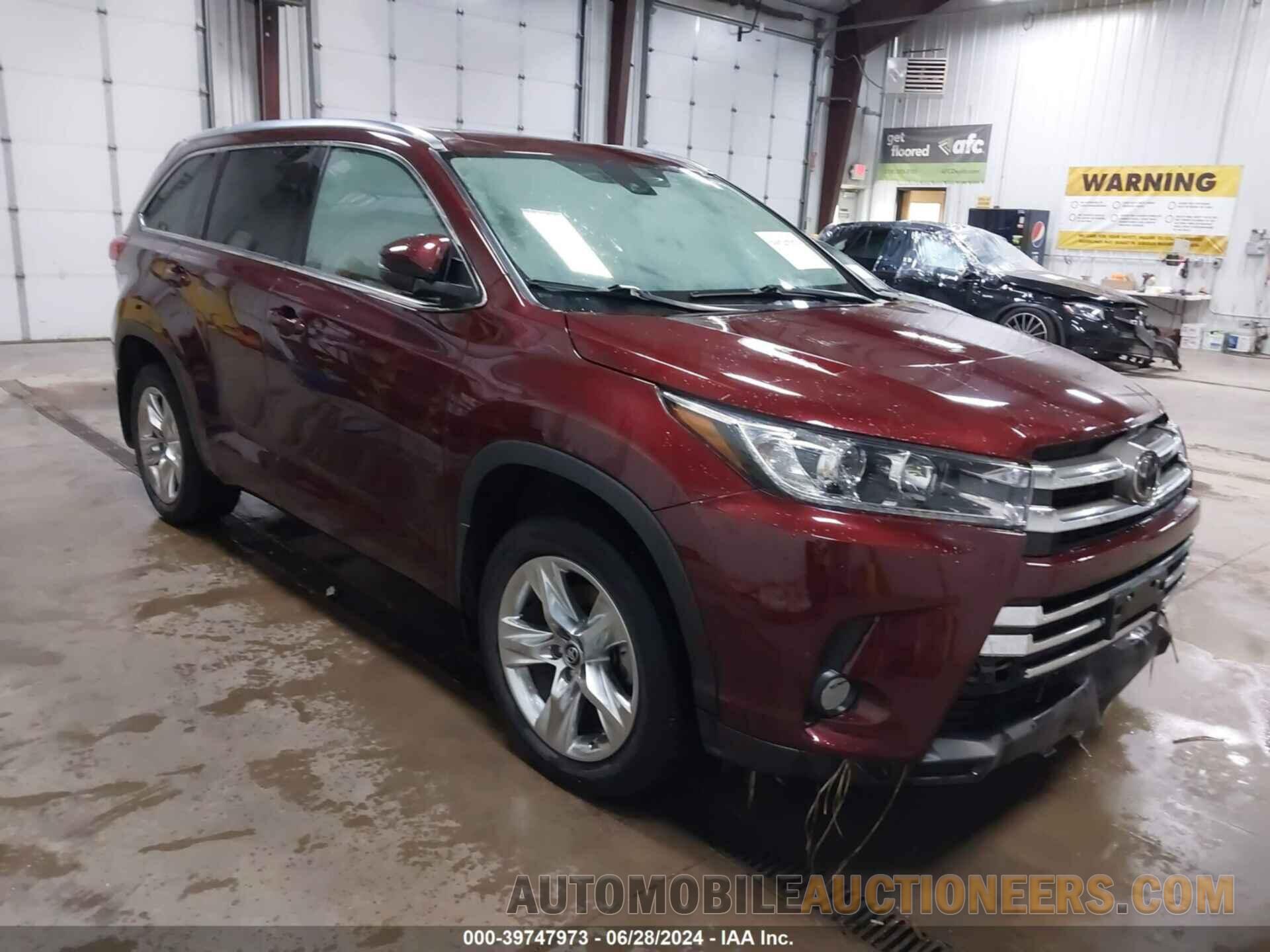 5TDDZRFHXJS835403 TOYOTA HIGHLANDER 2018