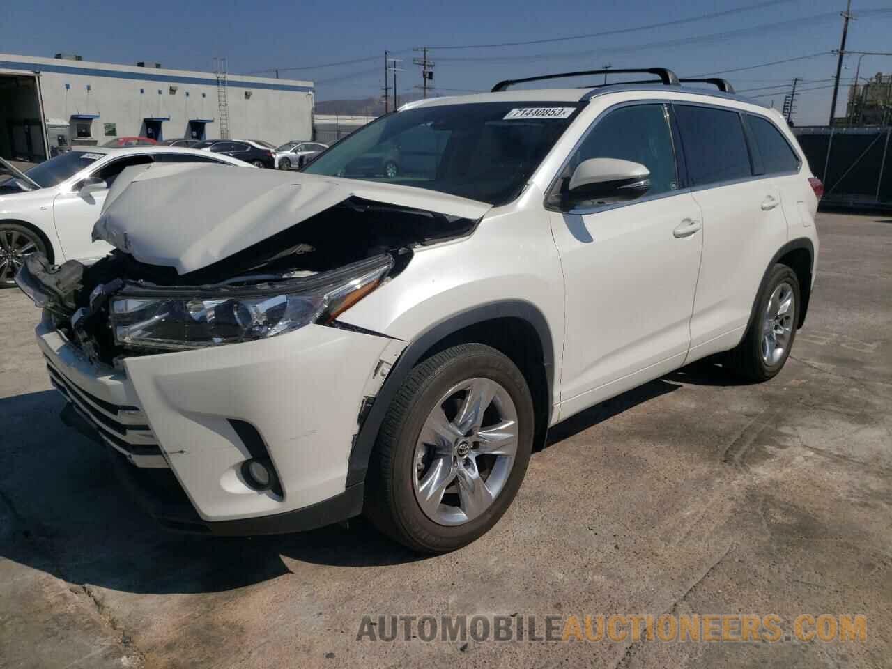 5TDDZRFHXJS864092 TOYOTA HIGHLANDER 2018