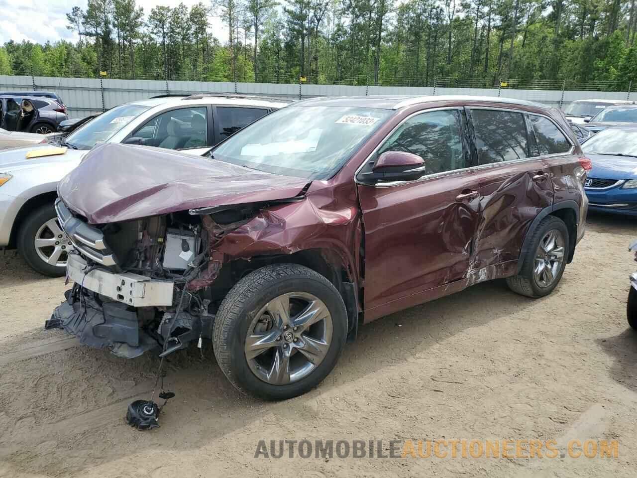 5TDDZRFHXJS872306 TOYOTA HIGHLANDER 2018