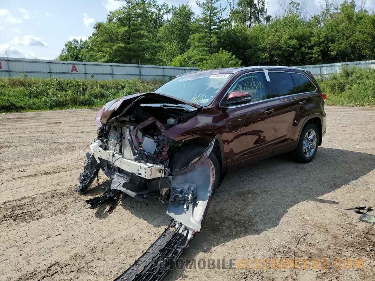 5TDDZRFHXJS874072 TOYOTA HIGHLANDER 2018