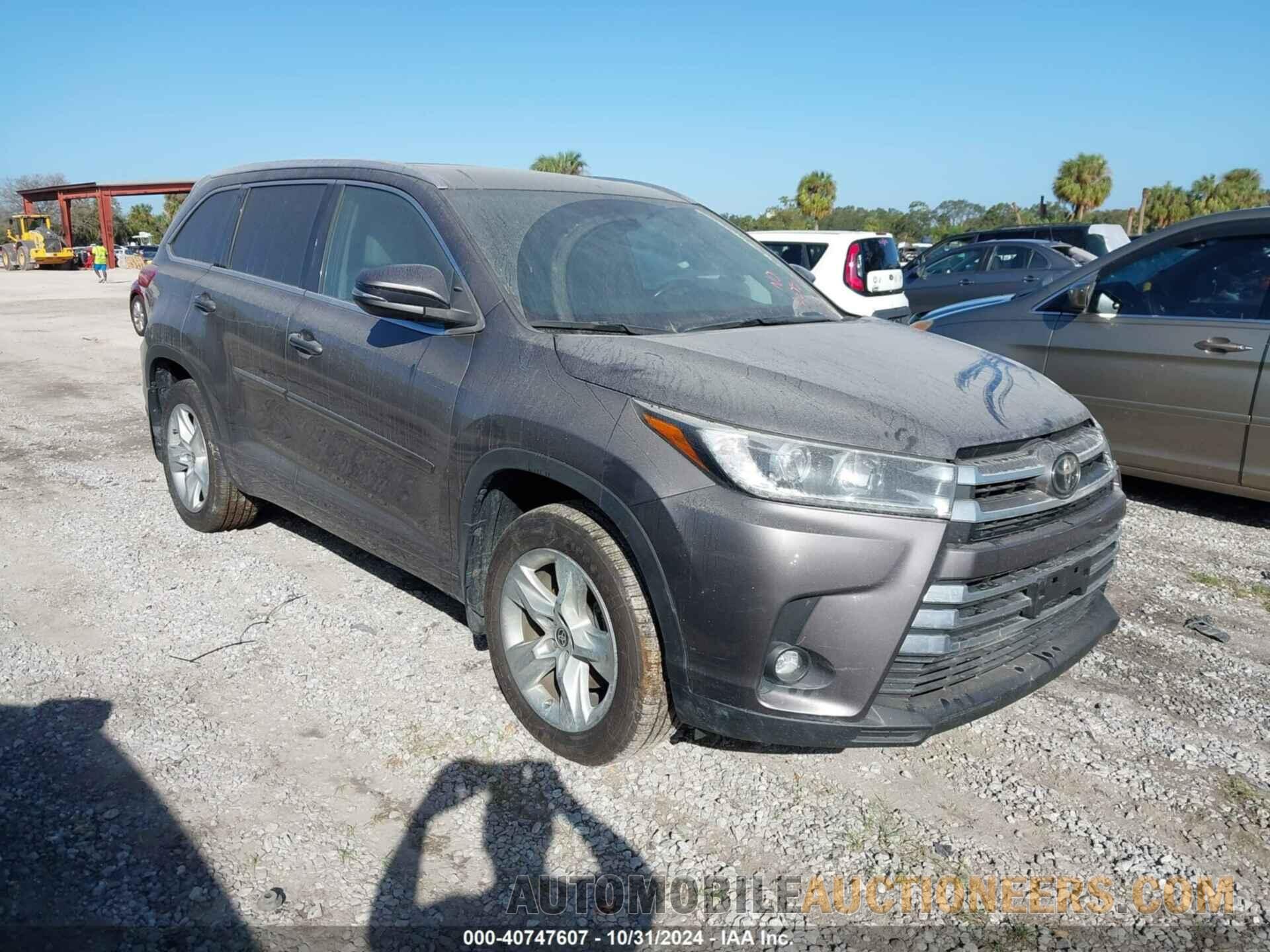 5TDDZRFHXKS745394 TOYOTA HIGHLANDER 2019