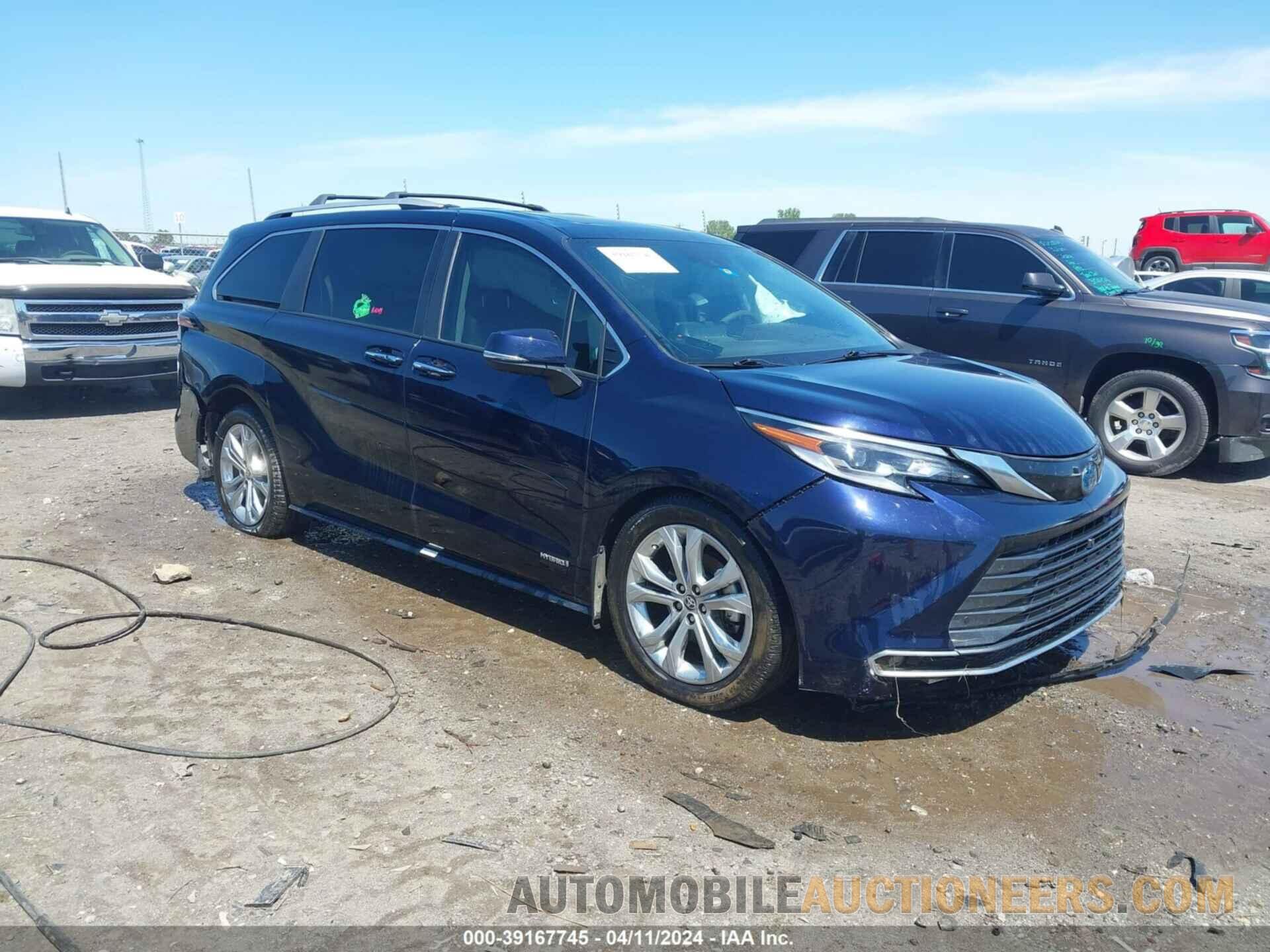 5TDERKEC0MS066013 TOYOTA SIENNA 2021