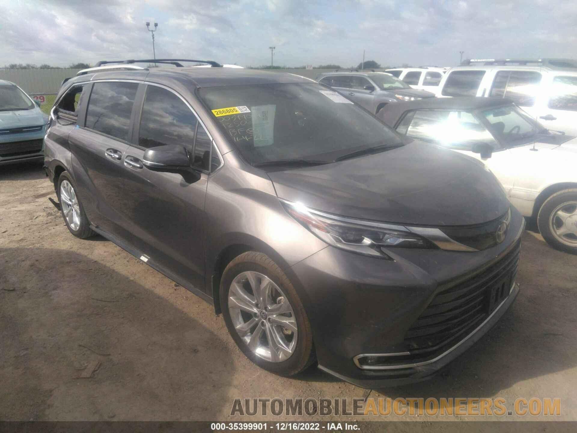 5TDERKEC7NS125060 TOYOTA SIENNA 2022