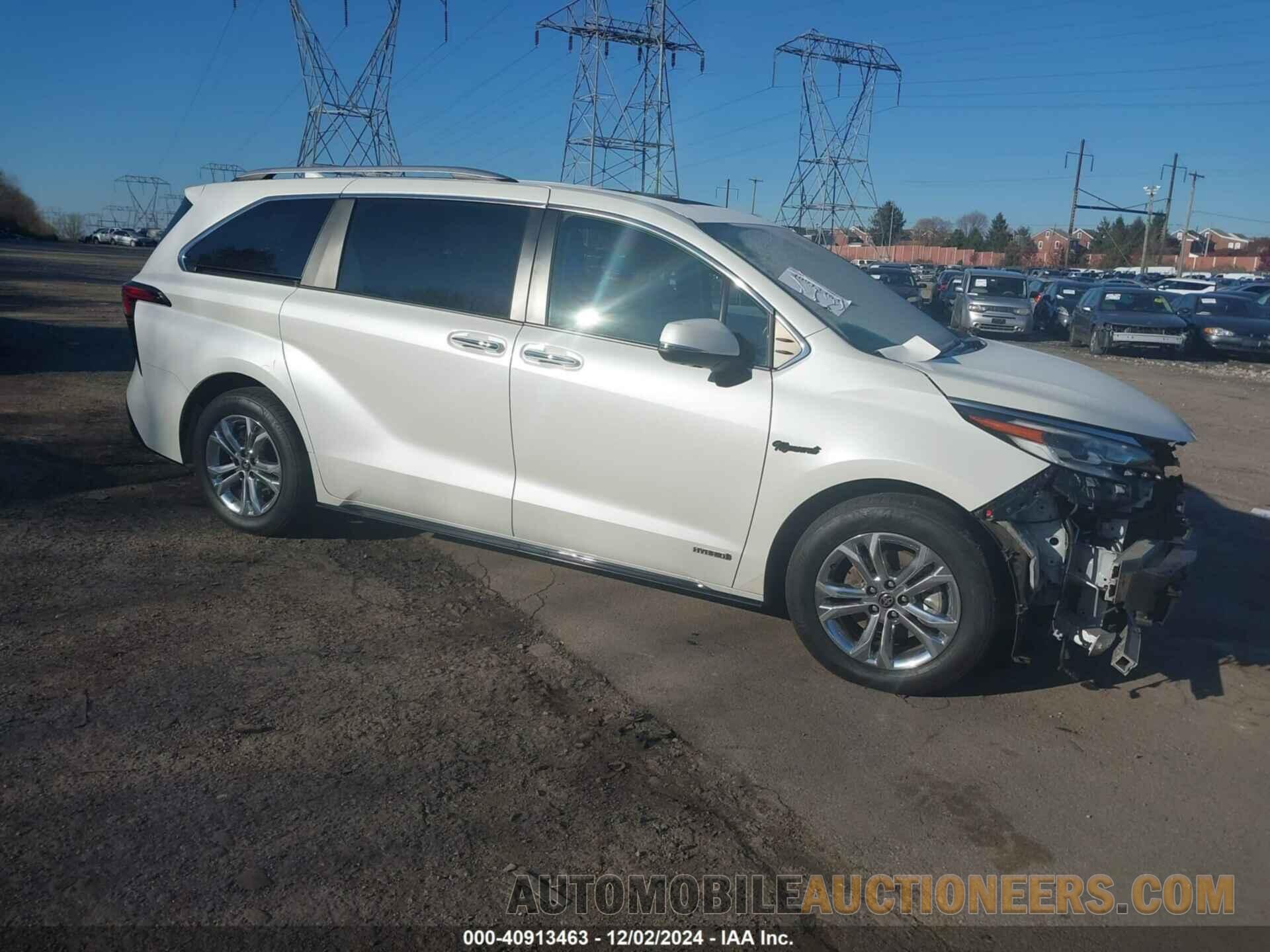 5TDESKFC3MS006195 TOYOTA SIENNA 2021