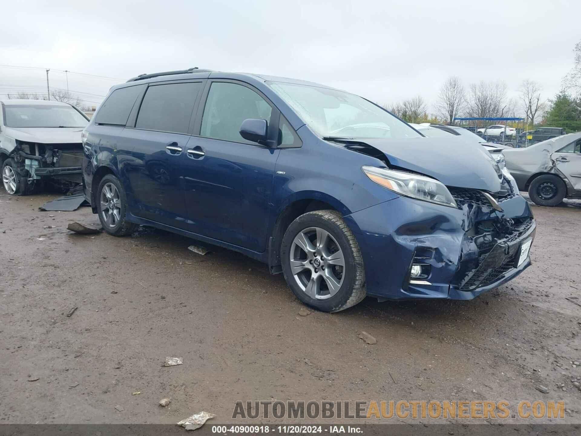 5TDEZ3DC8KS214106 TOYOTA SIENNA 2019