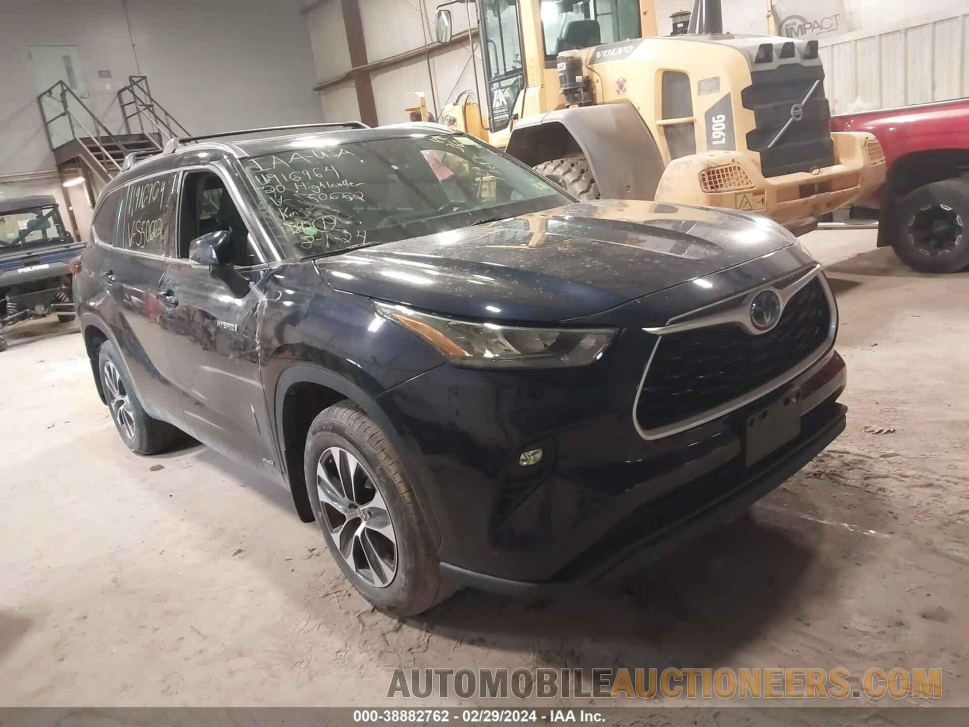 5TDGBRCH2LS506624 TOYOTA HIGHLANDER HYBRID 2020