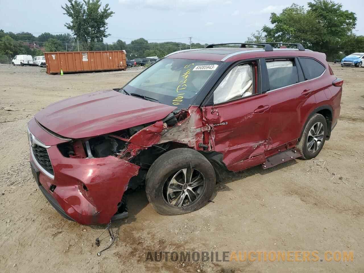 5TDGBRCH9MS536740 TOYOTA HIGHLANDER 2021