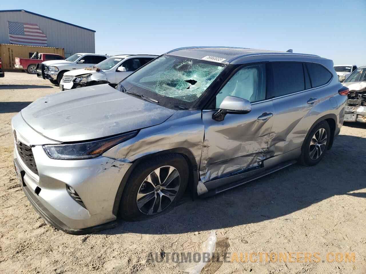 5TDGZRAH1MS527383 TOYOTA HIGHLANDER 2021