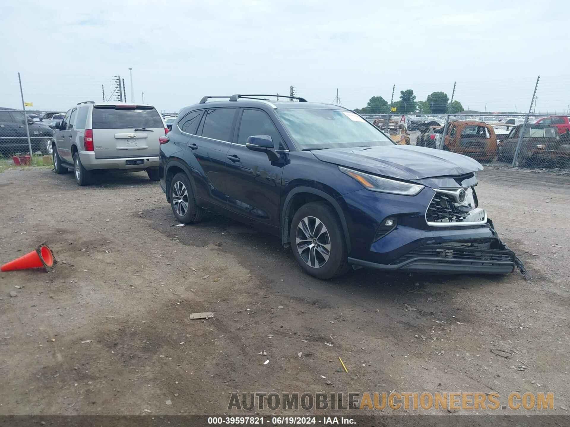 5TDGZRAH1MS535712 TOYOTA HIGHLANDER 2021