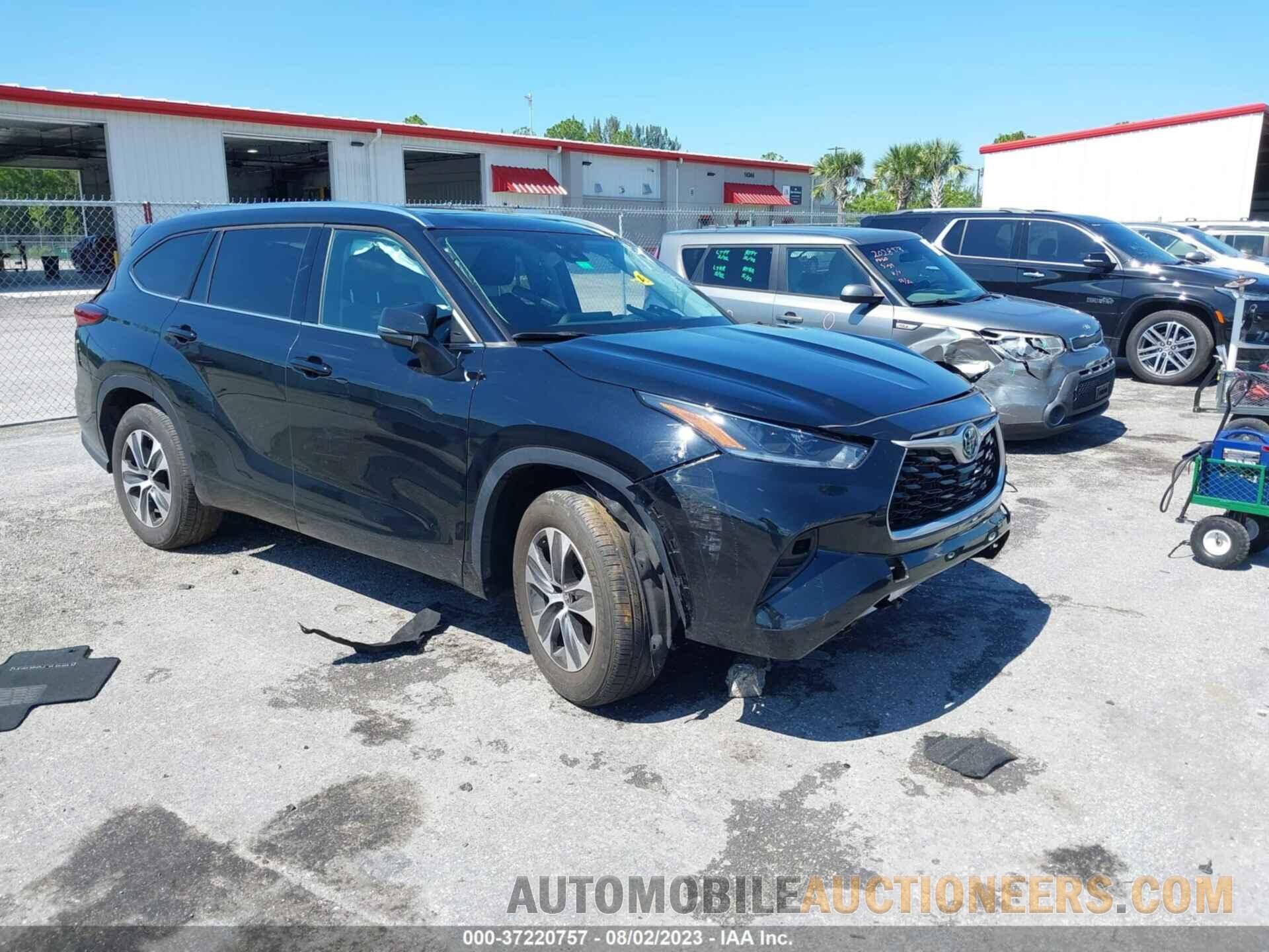 5TDGZRAH2MS534293 TOYOTA HIGHLANDER 2021