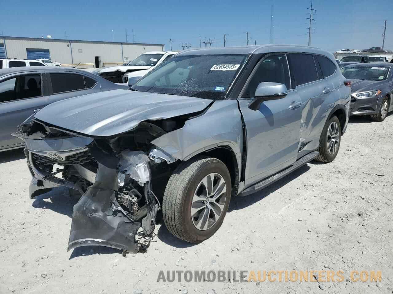 5TDGZRAH2NS545411 TOYOTA HIGHLANDER 2022