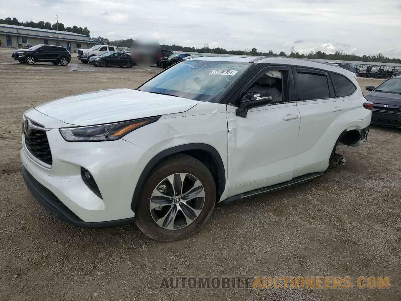 5TDGZRAH2NS559843 TOYOTA HIGHLANDER 2022