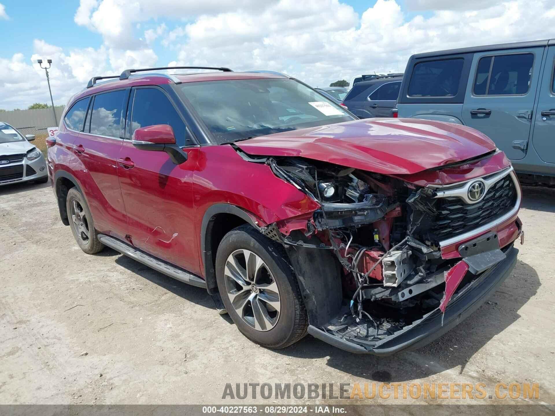 5TDGZRAH4MS081214 TOYOTA HIGHLANDER 2021