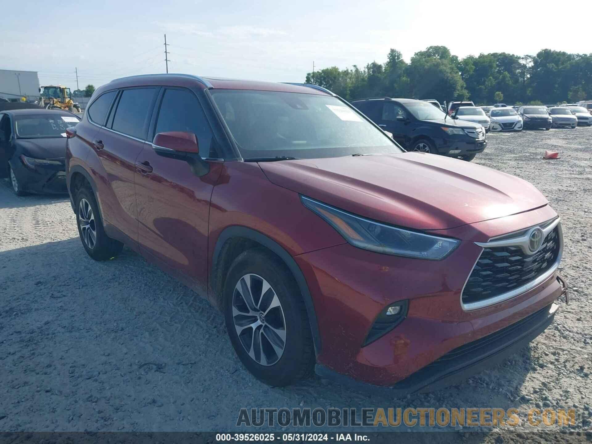 5TDGZRAH4MS527023 TOYOTA HIGHLANDER 2021