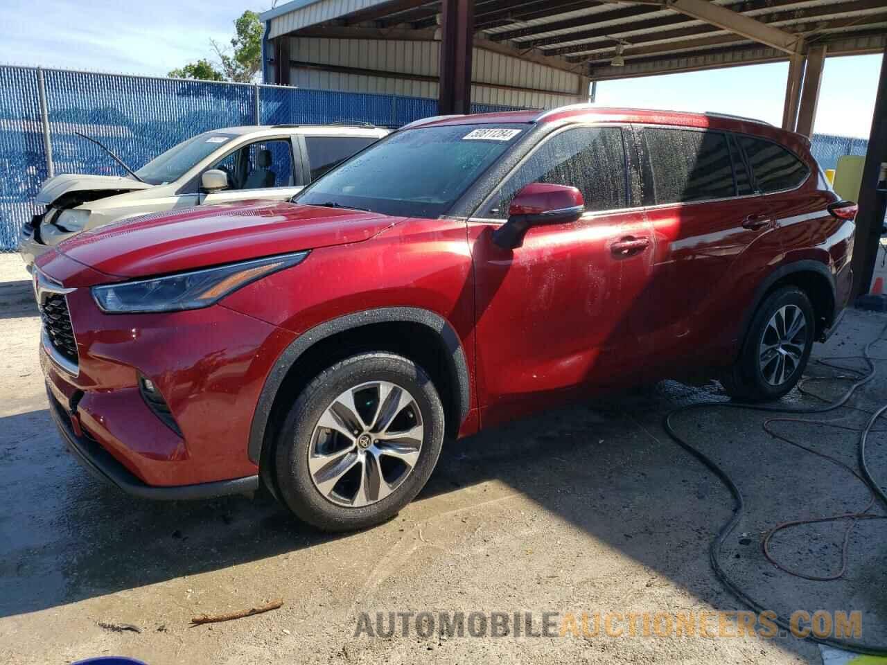 5TDGZRAH5MS038890 TOYOTA HIGHLANDER 2021