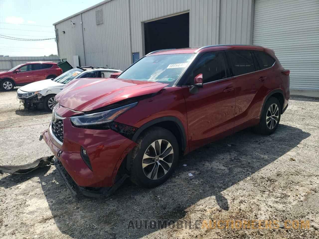 5TDGZRAH5MS071615 TOYOTA HIGHLANDER 2021