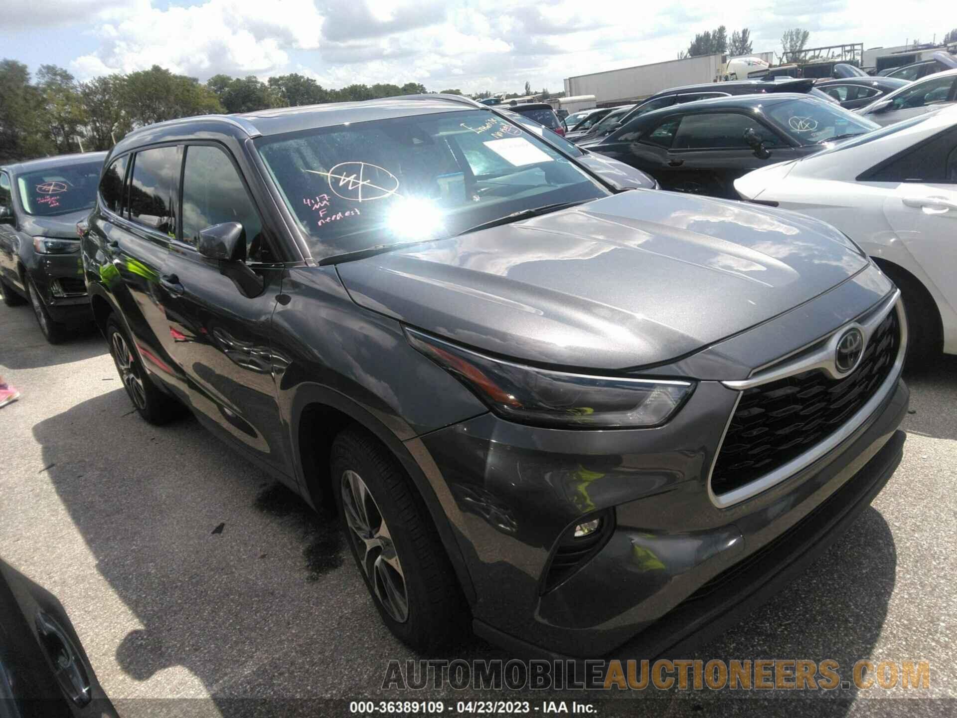 5TDGZRAH5MS515883 TOYOTA HIGHLANDER 2021