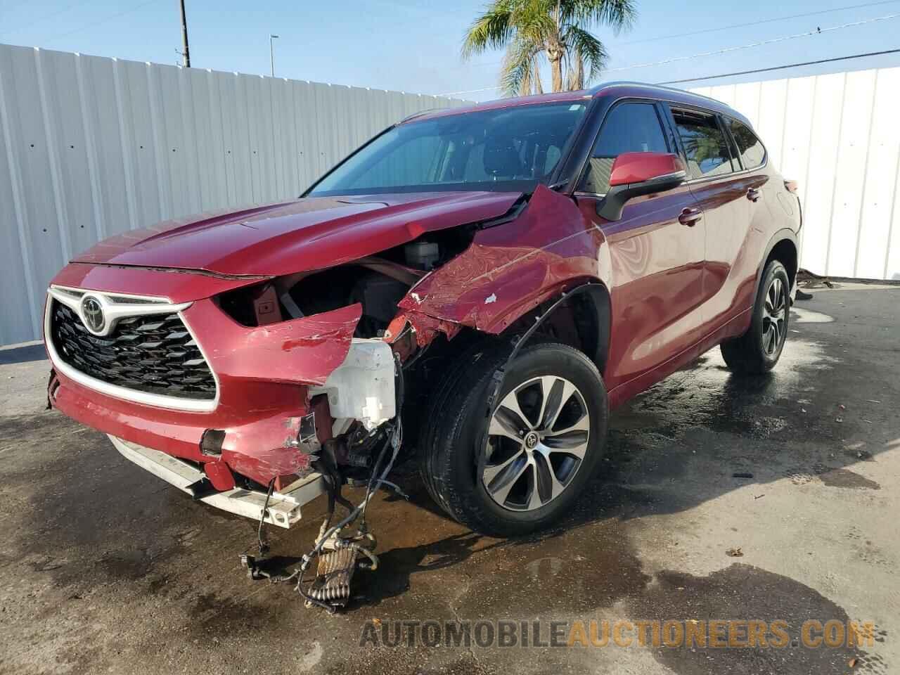 5TDGZRAH5MS534272 TOYOTA HIGHLANDER 2021