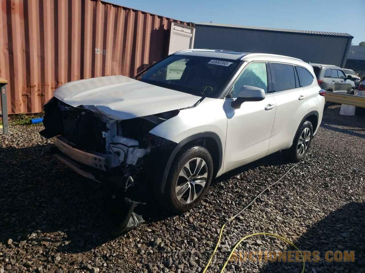 5TDGZRAH6MS074376 TOYOTA HIGHLANDER 2021