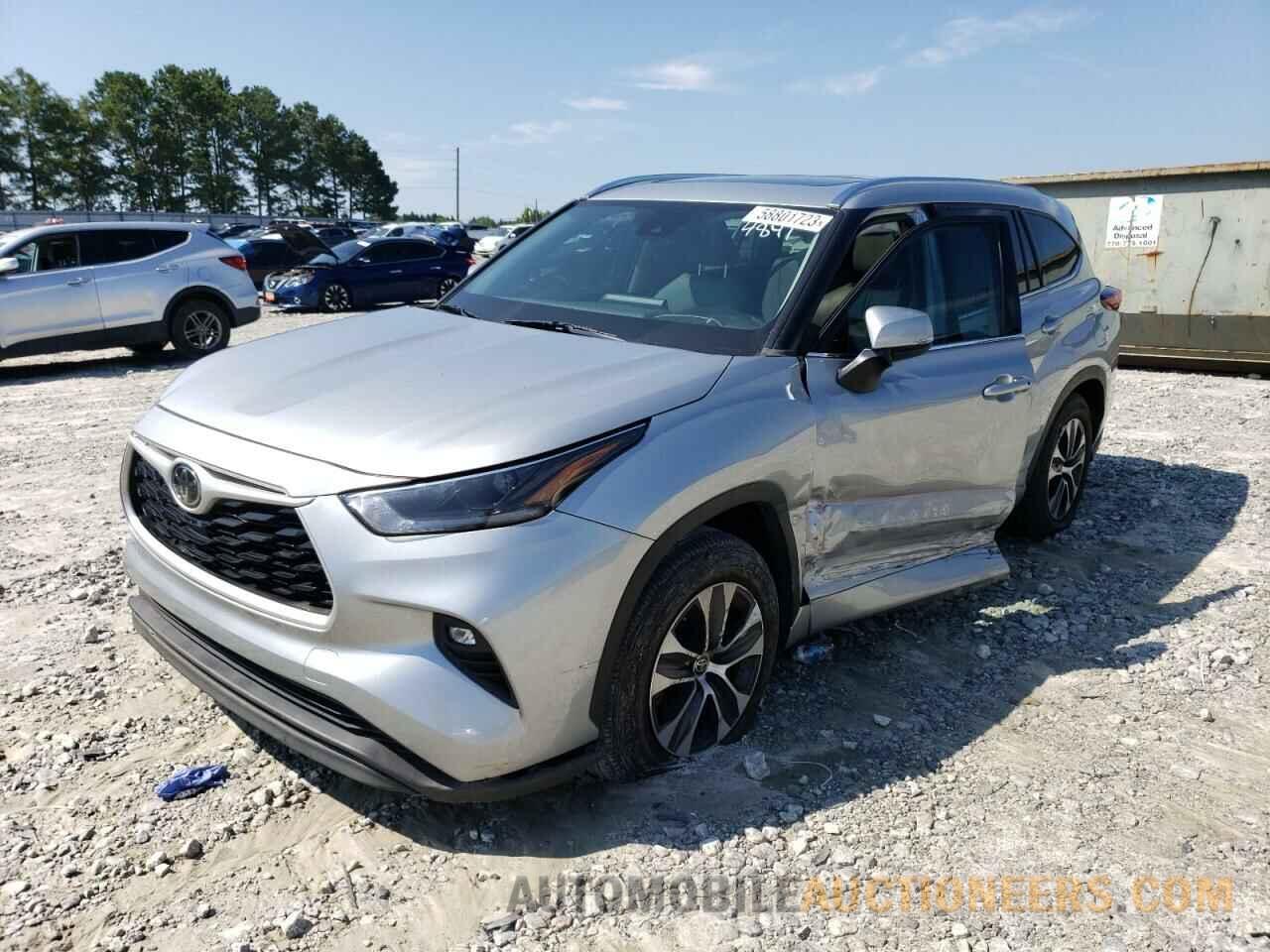 5TDGZRAH6MS514841 TOYOTA HIGHLANDER 2021