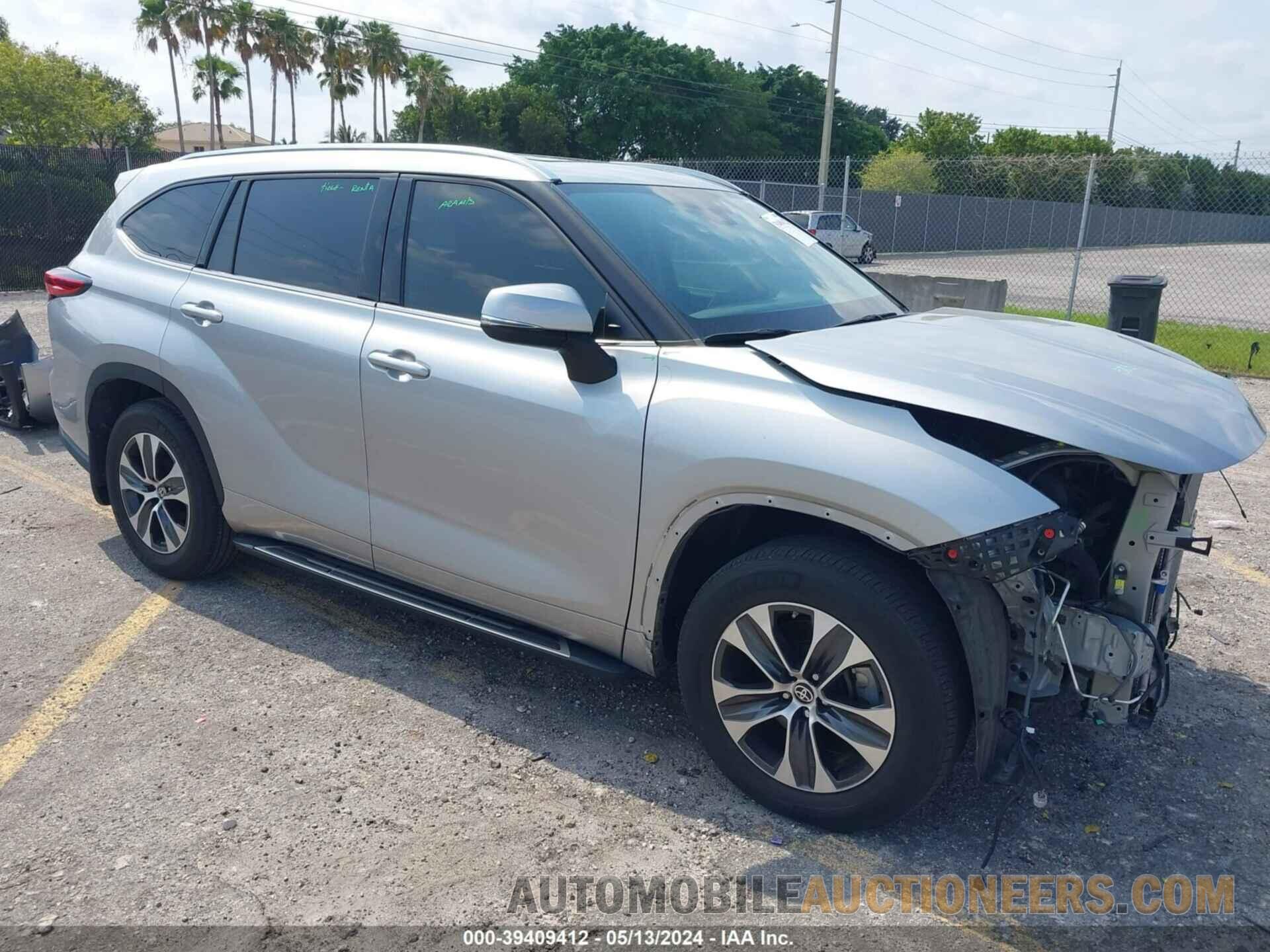 5TDGZRAH6MS535575 TOYOTA HIGHLANDER 2021