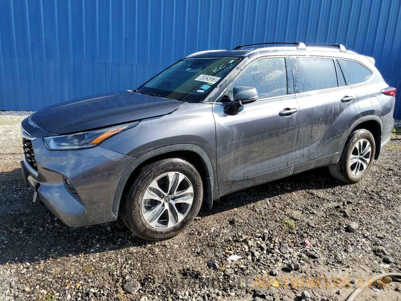 5TDGZRAH7MS051432 TOYOTA HIGHLANDER 2021