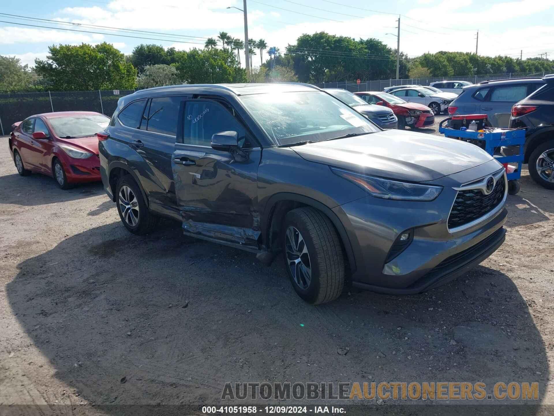 5TDGZRAH7MS088500 TOYOTA HIGHLANDER 2021