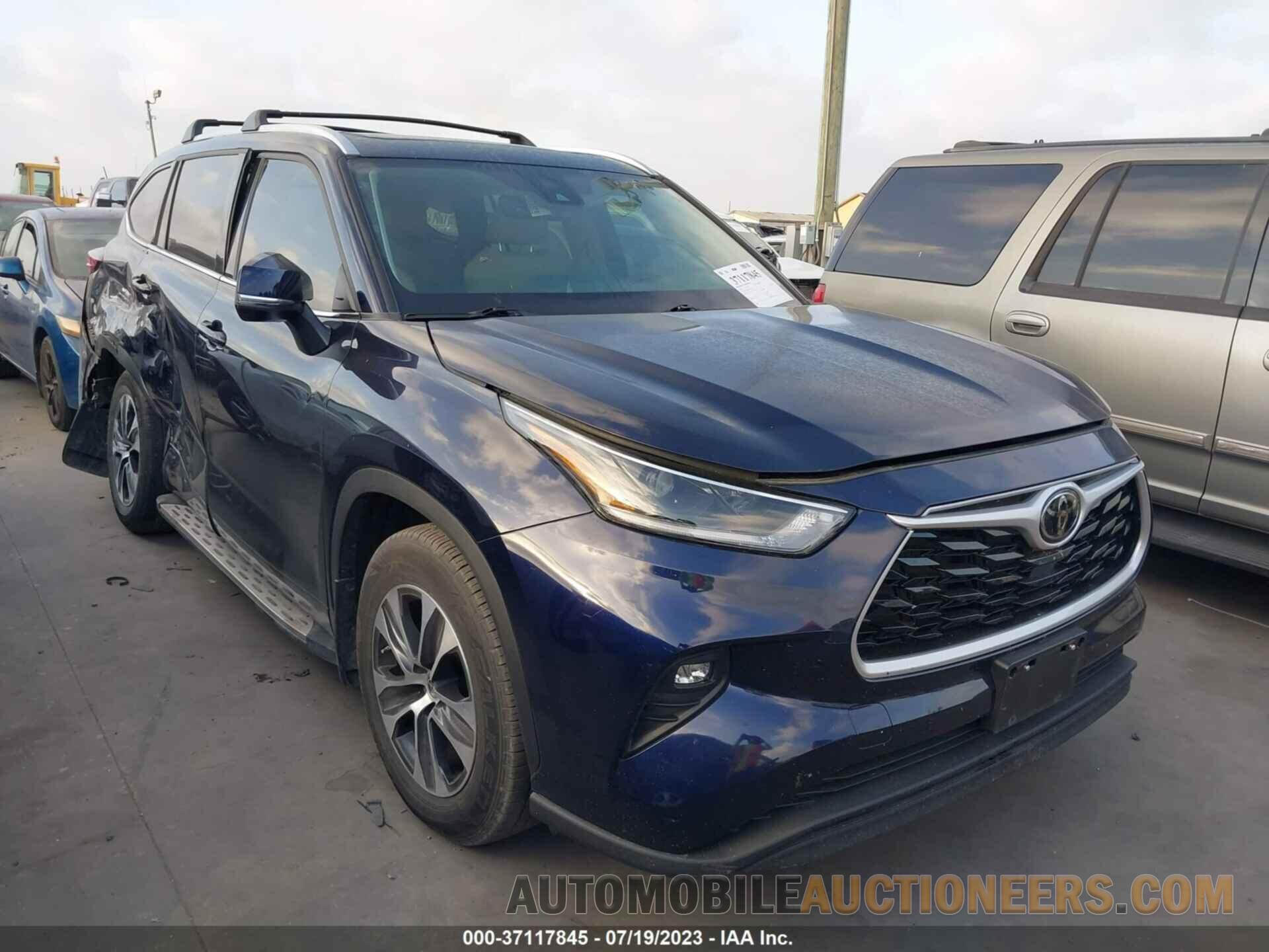 5TDGZRAH7MS535729 TOYOTA HIGHLANDER 2021