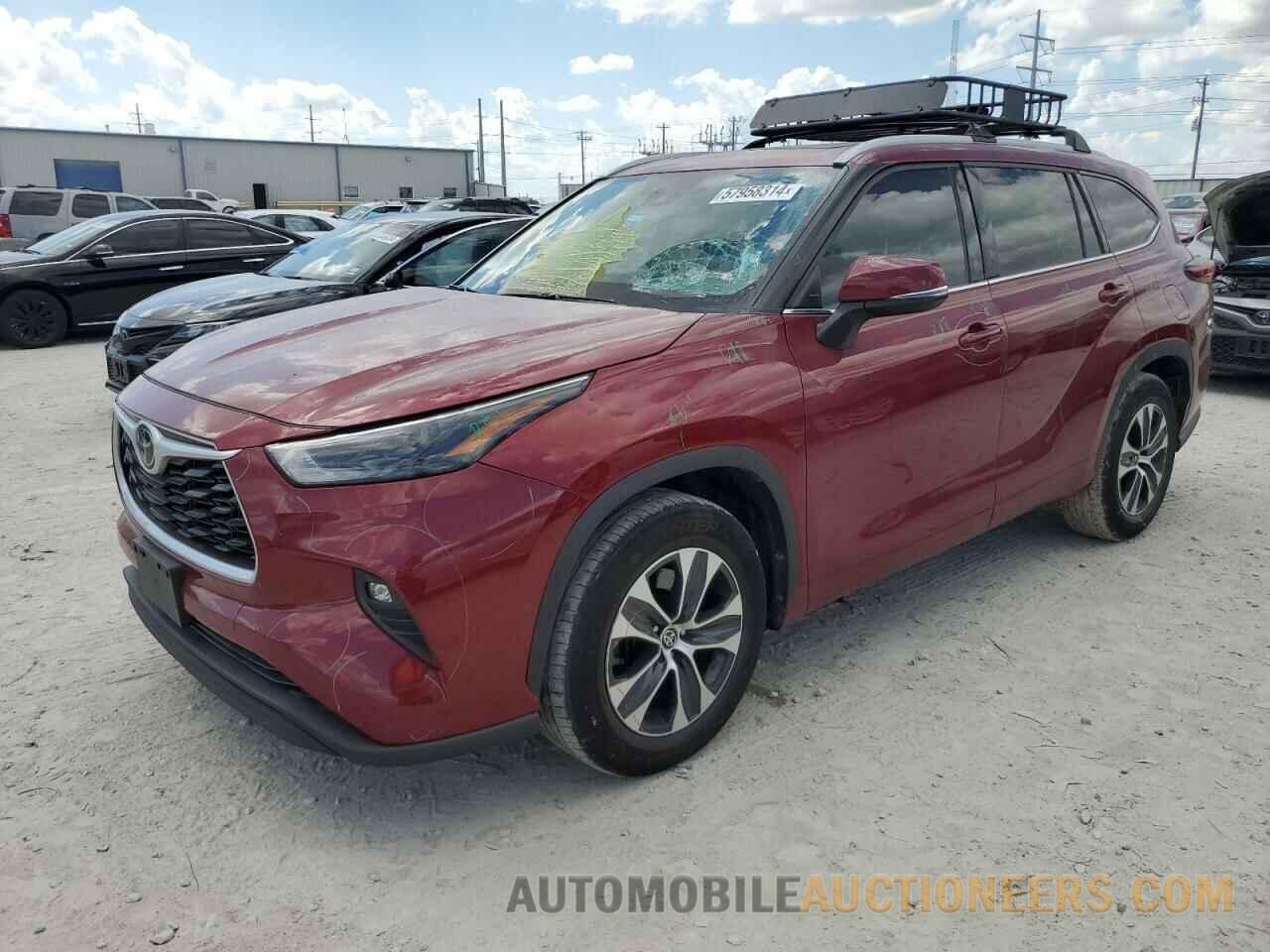 5TDGZRAH7NS100047 TOYOTA HIGHLANDER 2022