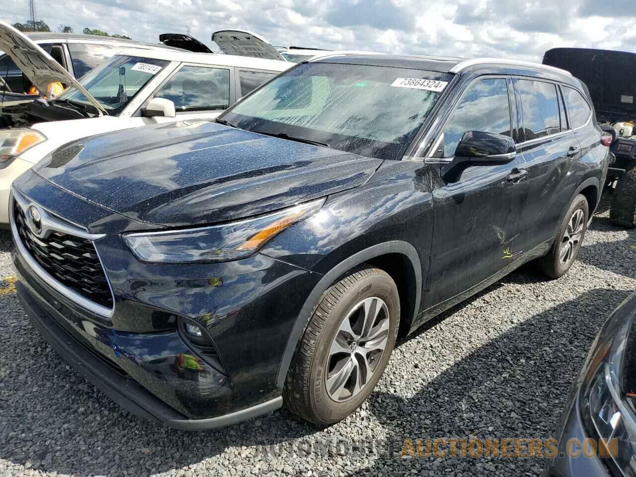 5TDGZRAH7NS540396 TOYOTA HIGHLANDER 2022